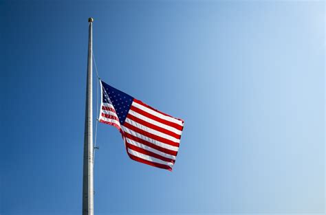 Why are flags at half-staff Wednesday?